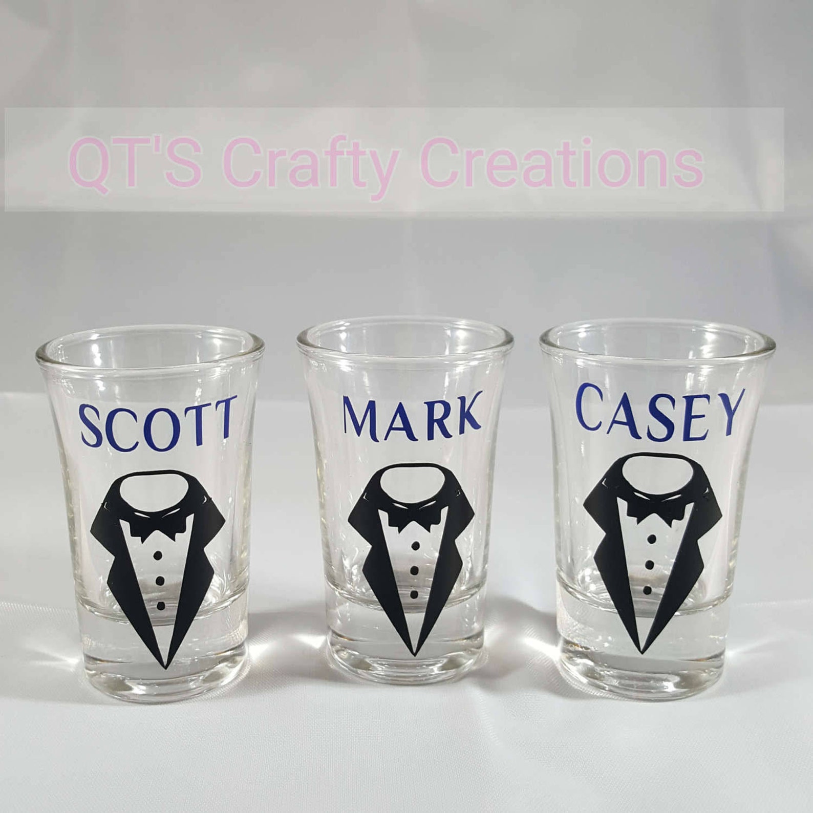 Personalized Groomsmen Shot Glass Etsy