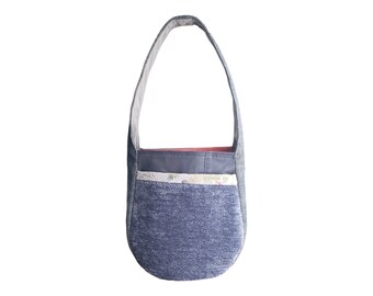 Blue Melody Raindrop Bag