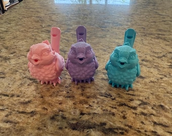 Chirping Water Bird Whistle: 3D Printed PLA Plastic Toy