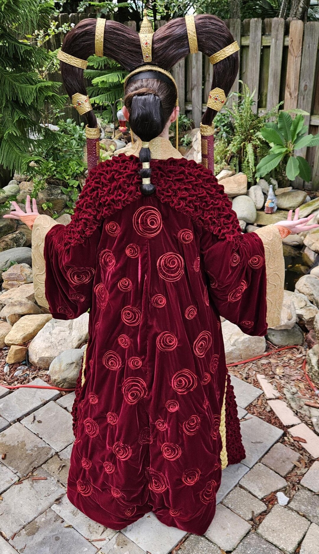 Star Wars Queen Amidala Senate Robe Circle Embroidery File PES DST - Etsy