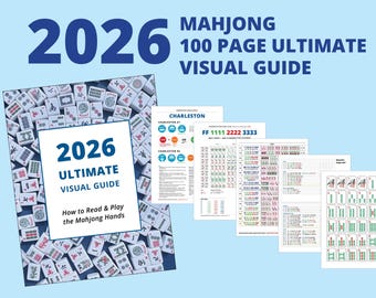 ENORM Visuell Mahjong-följeslagarguide 2026 | 100 sidor | 5 avsnitt