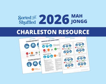 American MahJongg Charleston Cheatsheet (PDF Download 3 pages)