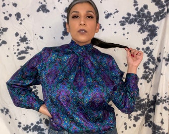 blouse with turtleneck