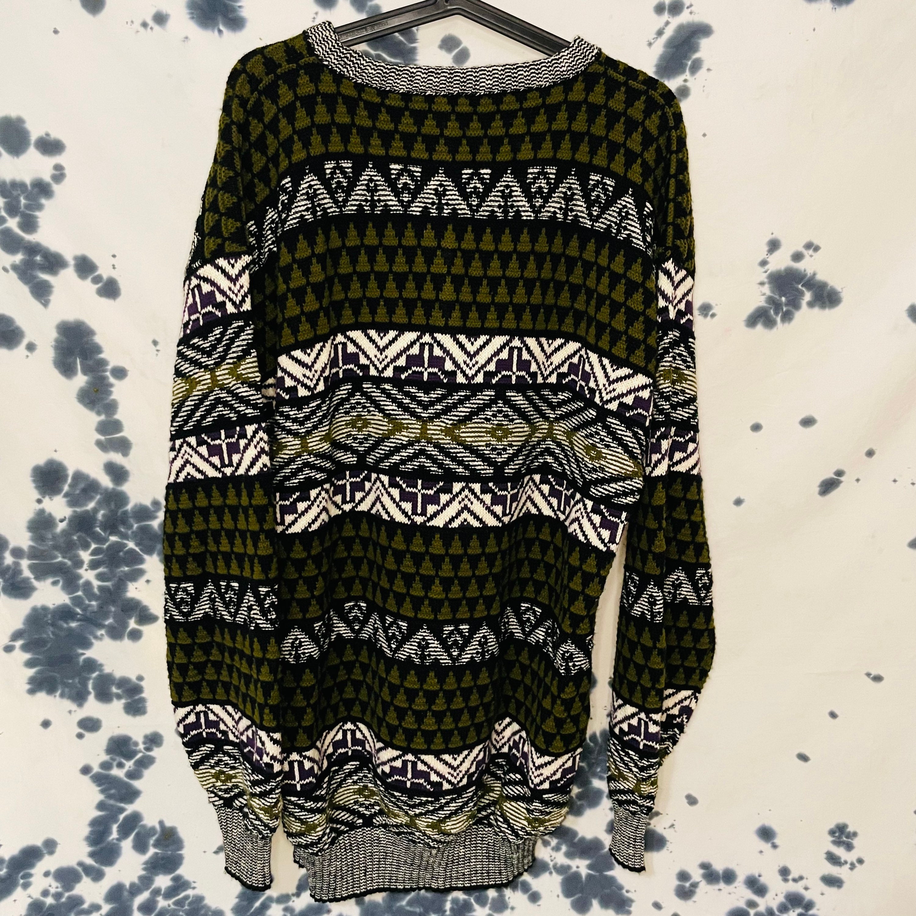 Pattern Grandpa Sweater - Etsy Ireland
