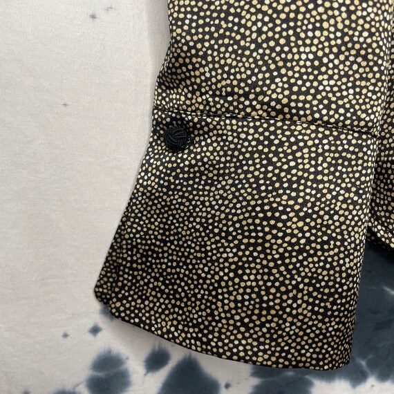 Vintage Kasper Small Dots Pattern Button Up Blouse - image 5