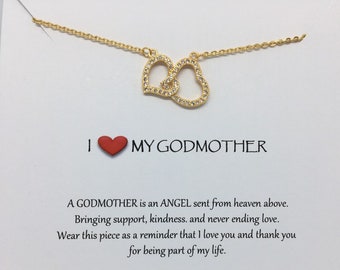 Christening gift Godmother gift Baptism gift Personalized baptism Christening gifts Godmother Gift for Godmother Necklace Jewelry