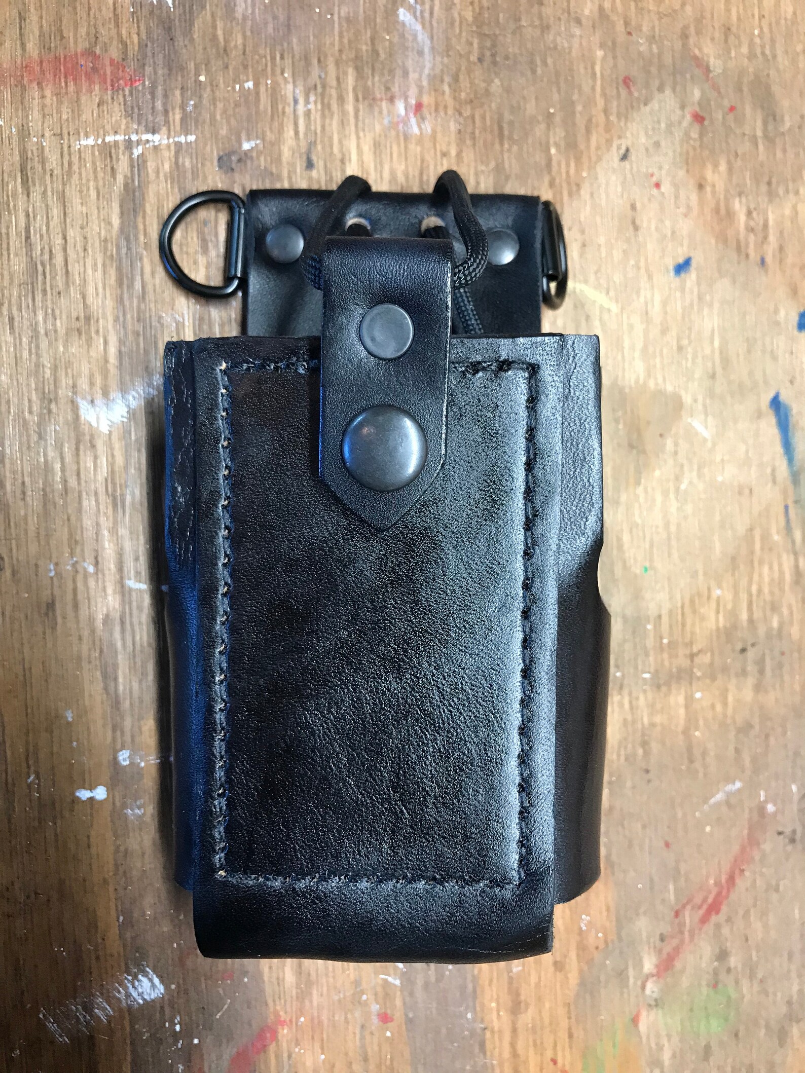 Universal Leather Radio Case Etsy