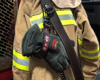 Firefighter Turnout Gear Glove Strap Glove Holder Trigger Claw Snap hook Orange 