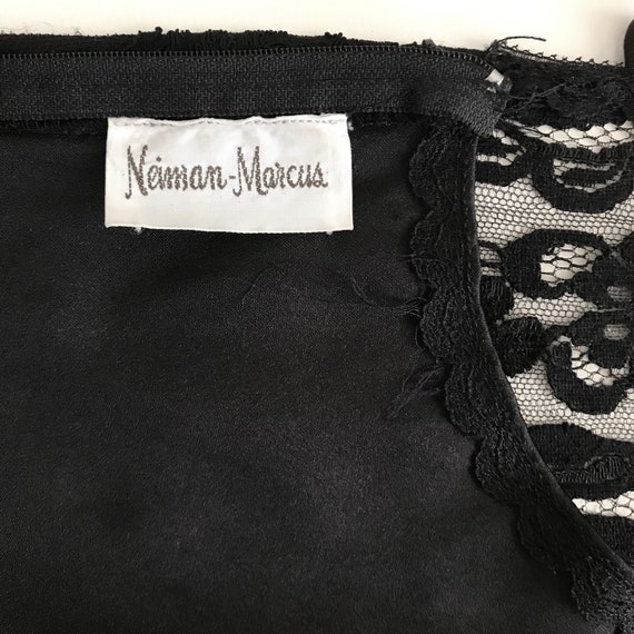 Vintage Jessica McClintock Lace Black Dress - image 6