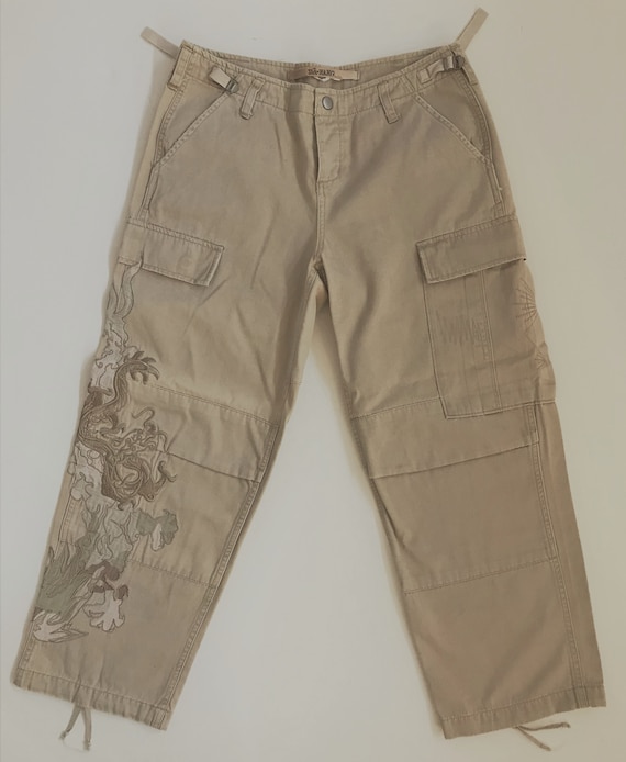 Da Nang Khakis Cargo Military Pant Embroidered