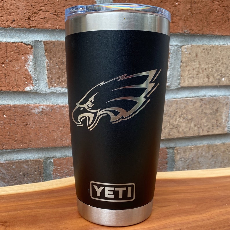 Philadelphia Eagles Custom Powder Coated YETI tumbler Etsy