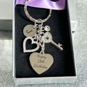 18th Birthday Gift, 21st Birthday Gift 13th, 16th , 17th ,30th Birthday Gift Personalised Initial Birthday Keepsake Any Age Birthday Gift