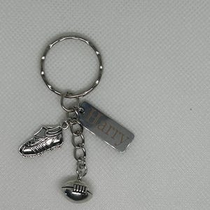 Personalised Rugby Keyring Gift ,rugby Birthday Gift ,rugby Team Gift ...