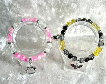 Hello Kitty & Batman Bracelet, Friendship Bracelets, Couples Bracelets , Cosplay