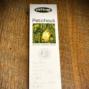 Patchouli Nitiraj All Natural Incense Sticks - Premium High quality Incense- Hand crafted in India - Fair Trade - Nitiraj Platinum Incense