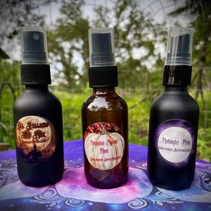 Halloween Essential Oil Mist Set: Spooky Scents, Pumpkin Spice (2oz)