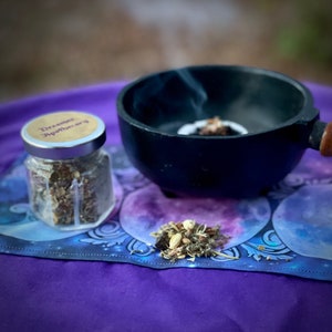 Incenso sfuso biologico Full Moon: miscela manifestante con selenite