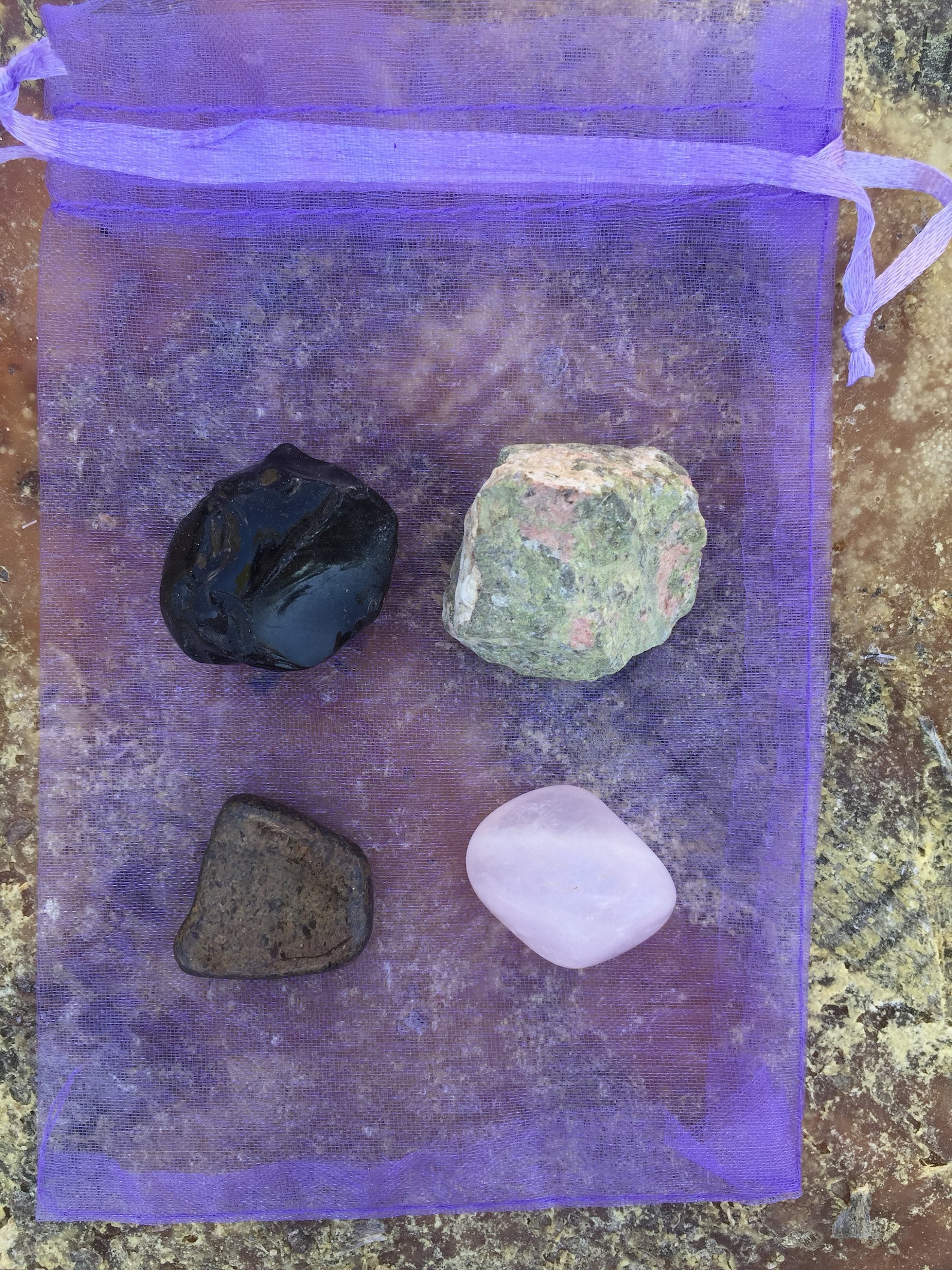 Grief Set Loss and Mourning Crystals Unakite Jasper Apache Etsy