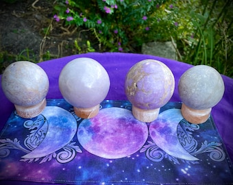 Phosphosiderite Spheres for Opening your Third Eye Chakra and Divination.