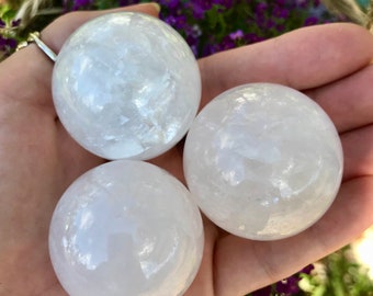 Optical Calcite Spheres for Enhanced Clarity- 40mm spheres