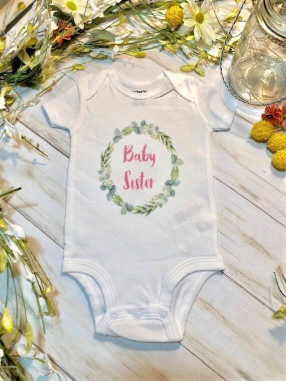 floral baby bodysuit