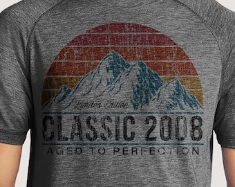 18th Birthday Shirts | 2008 Classic Mountain Sunset, Ultra Soft, Loose Fit T-Shirt