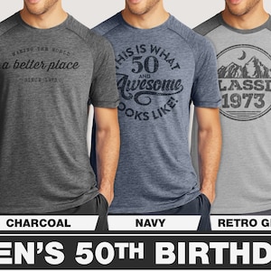50th Birthday Shirt For Men | Personalize ANY YEAR T-Shirt | Custom Birthday Gifts For Men