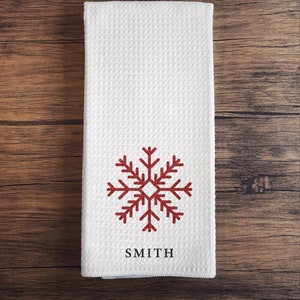 VDLBT Christmas Kitchen Towels Truck Snowflake Wood Grain Dish
