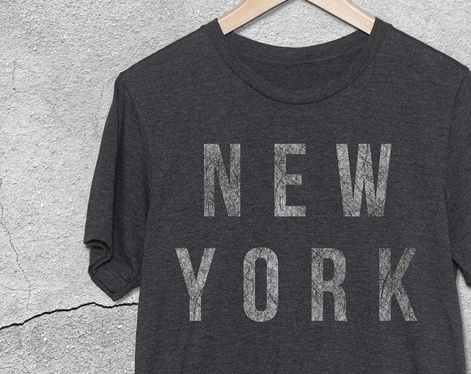 New York Graphic Tee Shirt - Vintage Unisex Graphic T-Shirt for Men & Women