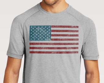 American Flag 4th July Shirt: Soft Patriotic Vintage Graphic T-Shirt
