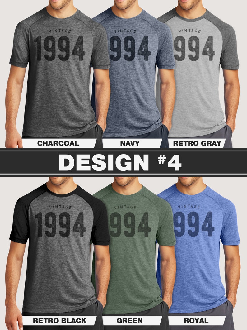 30th Birthday Gift for Men 1994 Vintage 30th Birthday Shirt for Him 30th Birthday Decoration T-Shirt Gift Ideas 1994 Custom Vintage Tee DESIGN 4