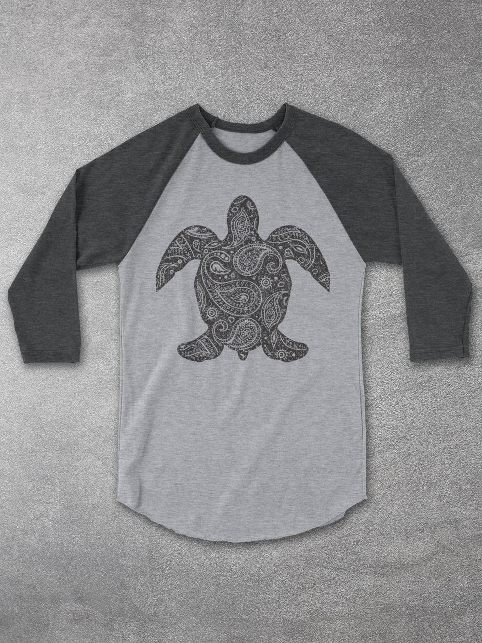 Sea Turtle Gifts TShirts Paisley Sea Turtle Vintage Etsy