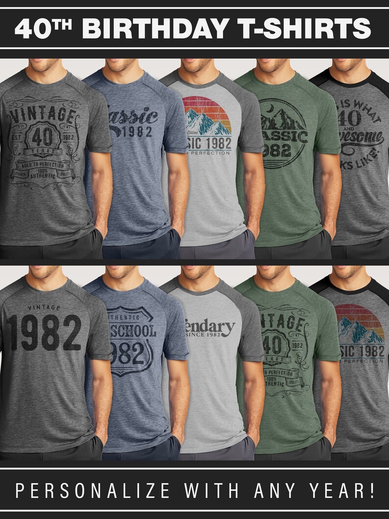 Mens 40th Birthday T Shirt Legend Since 1981 40 Years Funny Gift Idea TShirt Tee Mens 40th Birthday T Shirt Legend Since 1981 40 Years Funny Gift Idea TShirt Tee