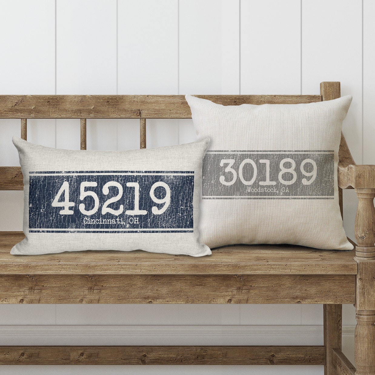 Original Zip Code Pillow – 521handmade