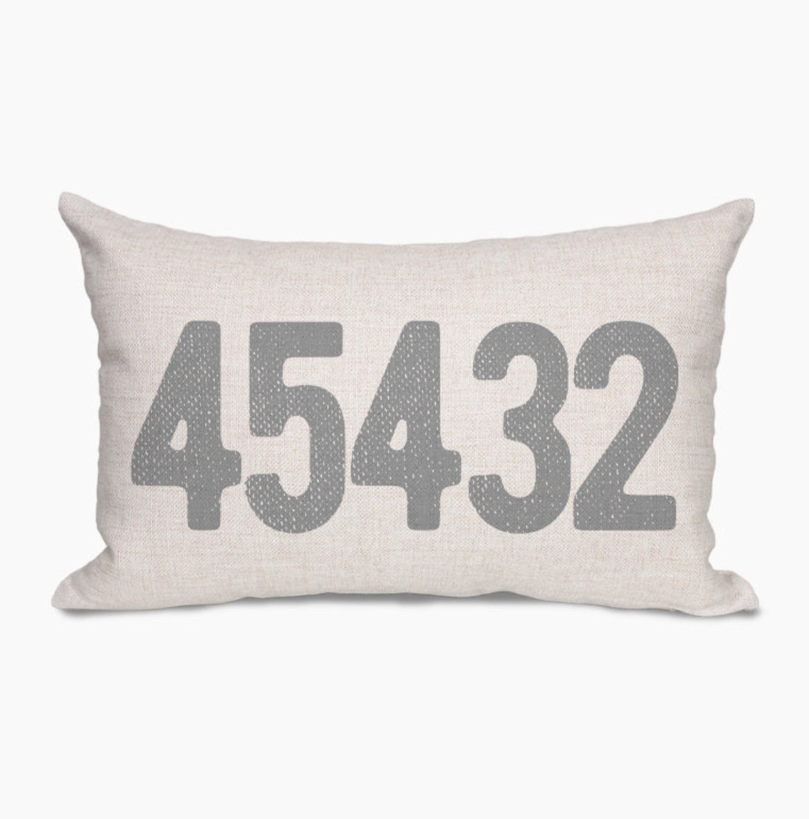 Personalized Zip Code Throw Pillows New Home Gifts Custom | Etsy
