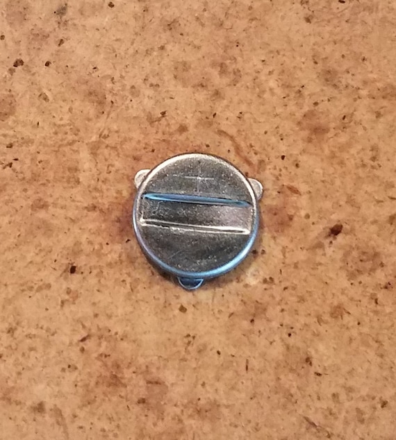 Swatch Silver 9mm Battery Cover fits 25mm wide lady plastic watches