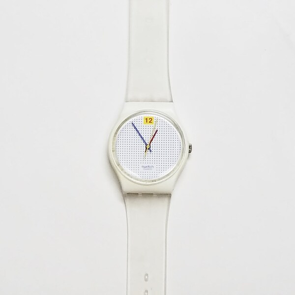 Swatch Dotted Swiss Jelly vintage plastic swiss quartz watch