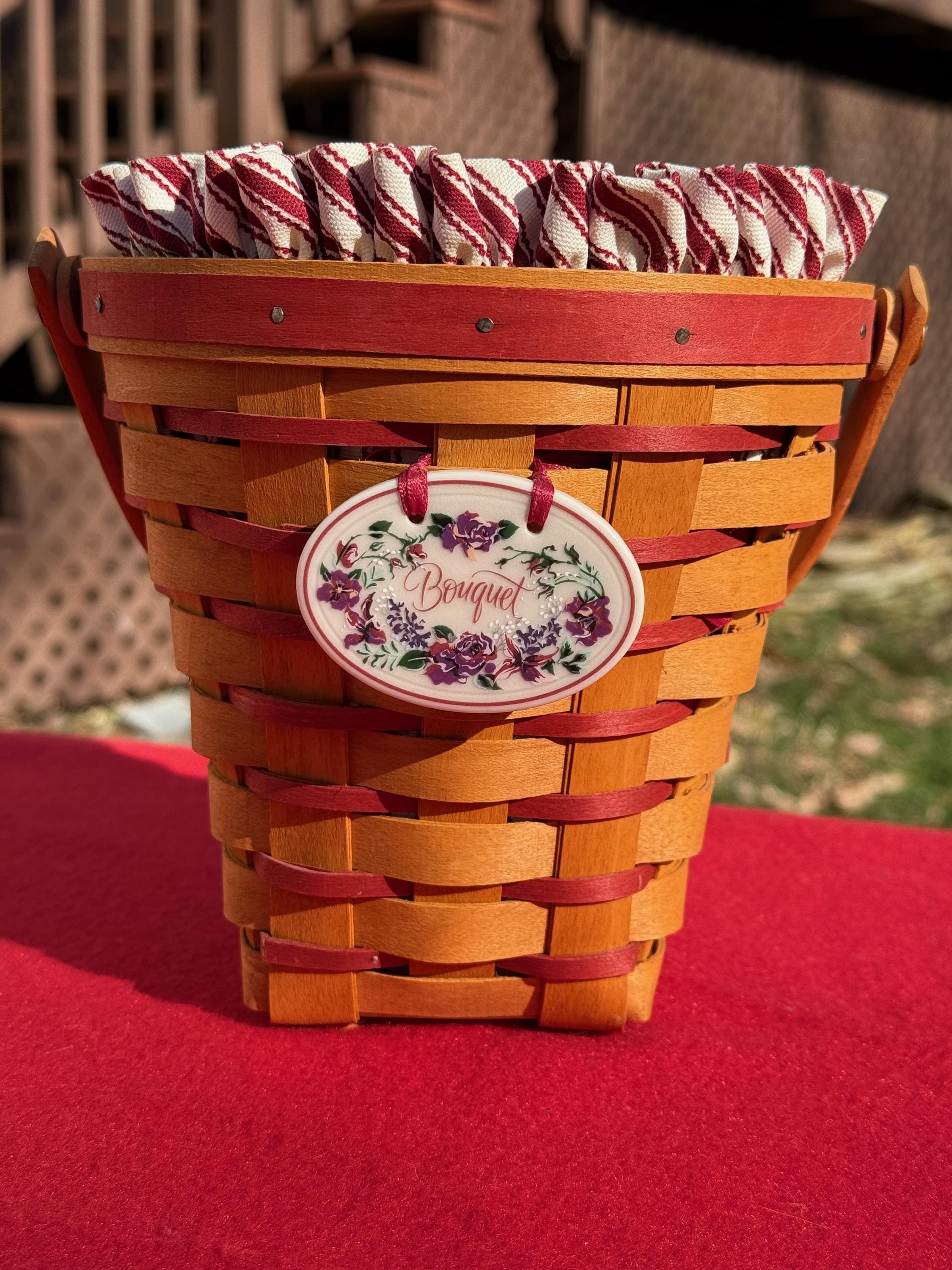 Red longaberger basket - Etsy 日本