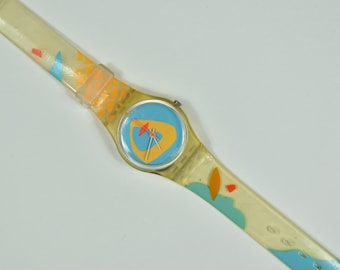 Vintage Ladies 1987 O' Sole Mio Swatch Watch