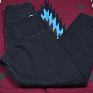 Vintage Black Denim High Waisted Mom Jeans