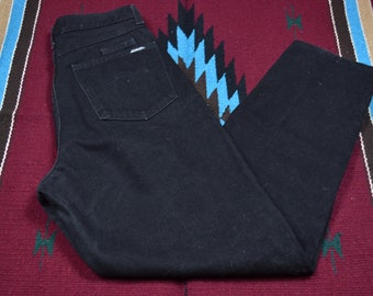 Vintage Black Denim High Waisted Mom Jeans