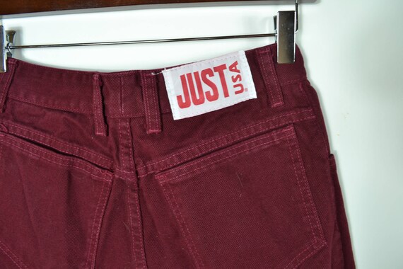 Maroon High Waisted Mom Jeans - image 4