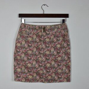 Vintage Floral Mini Skirt
