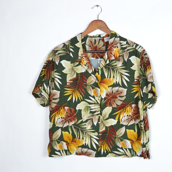 Inglis Modern Tartan Vintage Leaves Hawaiian Shirt main image 1