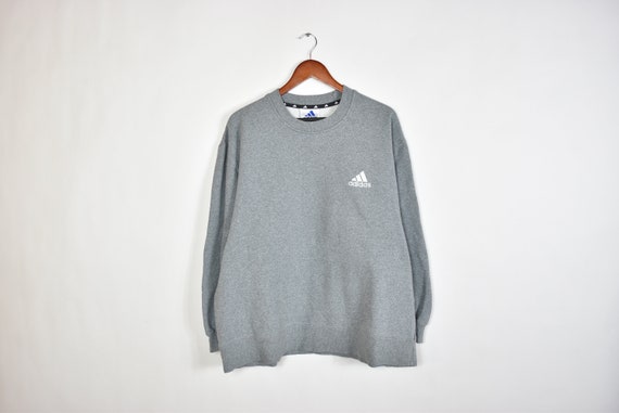 grey vintage adidas sweatshirt