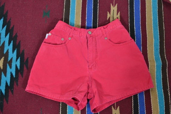 Vintage High Waisted Red Esprit Shorts - image 1