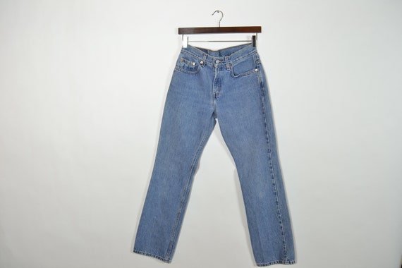 Vintage Levis Blue Denim 505 Jeans - image 1