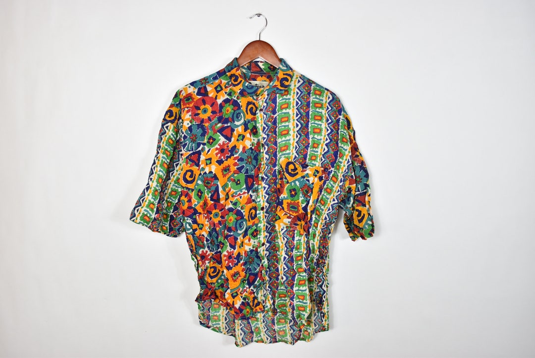 Decorative Button Notched Short Sleeve T-Shirt