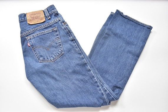 Vintage Blue Levis 505 Denim Jeans - image 1