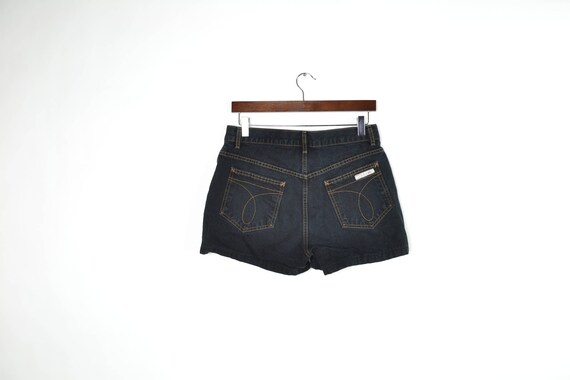 Vintage Calvin Black High Waisted Shorts - image 5